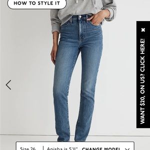 Madewell The perfect vintage jeans in Kepler wash